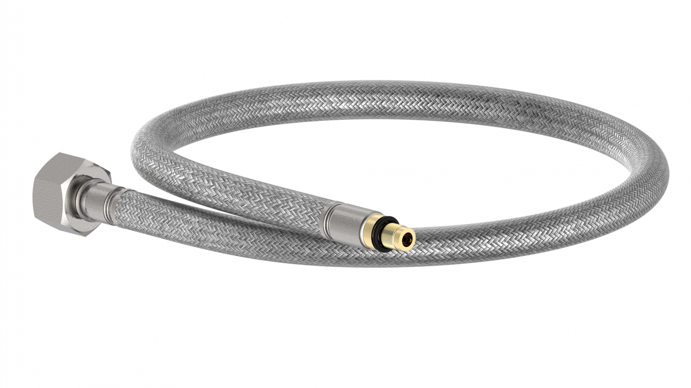 10810010-00 Connecting hose, 500 mm, Male M8 x Female 3/8"
