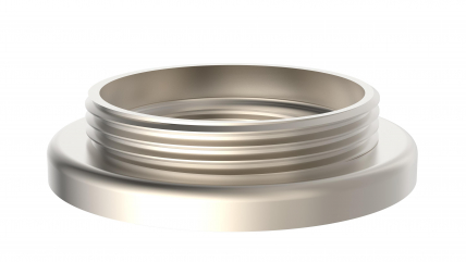 20350015-01 Base ring WK4 incl. gasket, Stainless steel look