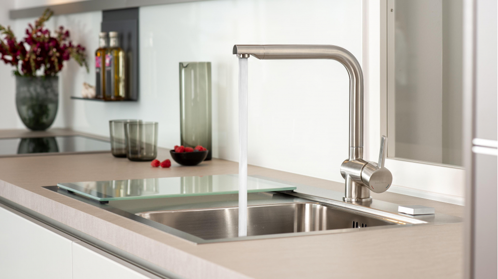 Kitchen Faucet WK 4, Stainless steel look