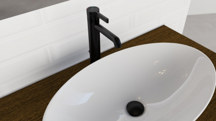 Washbasin faucet WT 11 XL, black