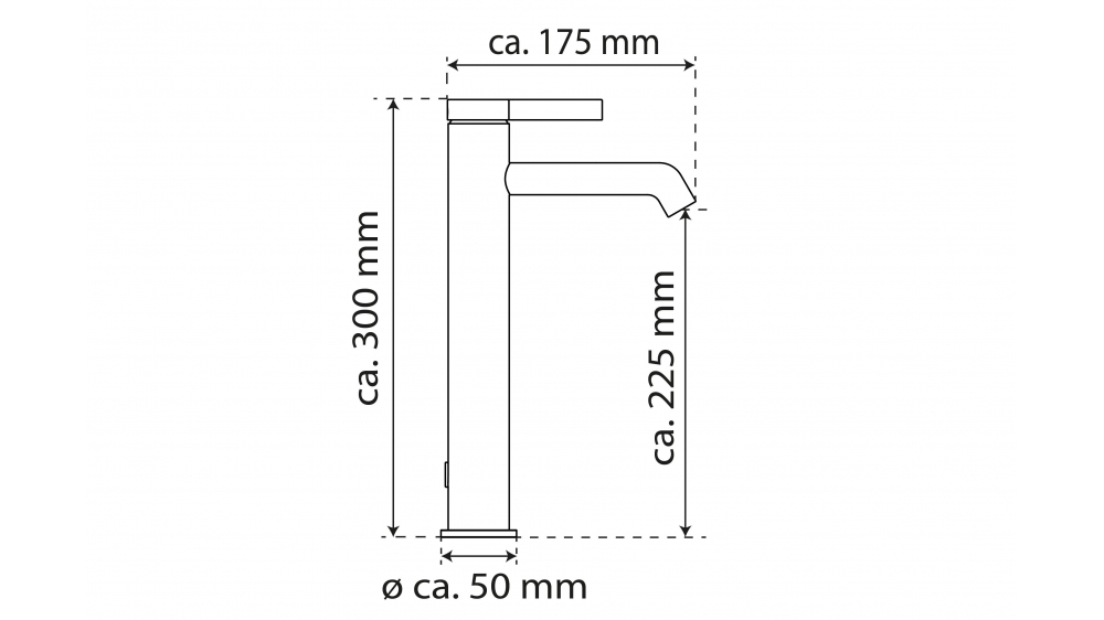 Washbasin faucet WT 11 XL, chrome