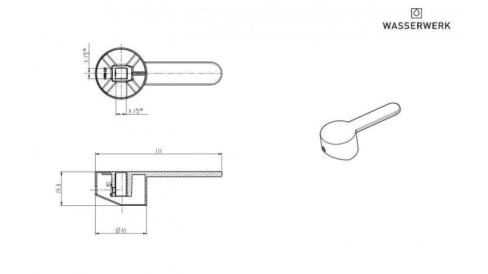 10100030-12 Griff 3, Edelstahl-Optik