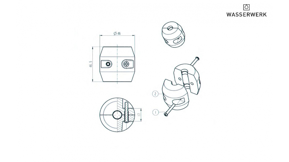 10890010-53 Poids pour tuyau extractible