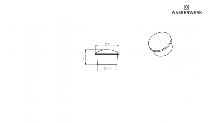 10920010-40 Cover for grub screw, silicone