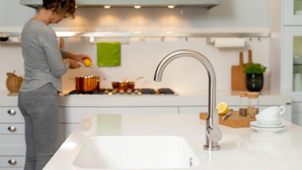 Kitchen Faucet WK 5, Stainless steel look