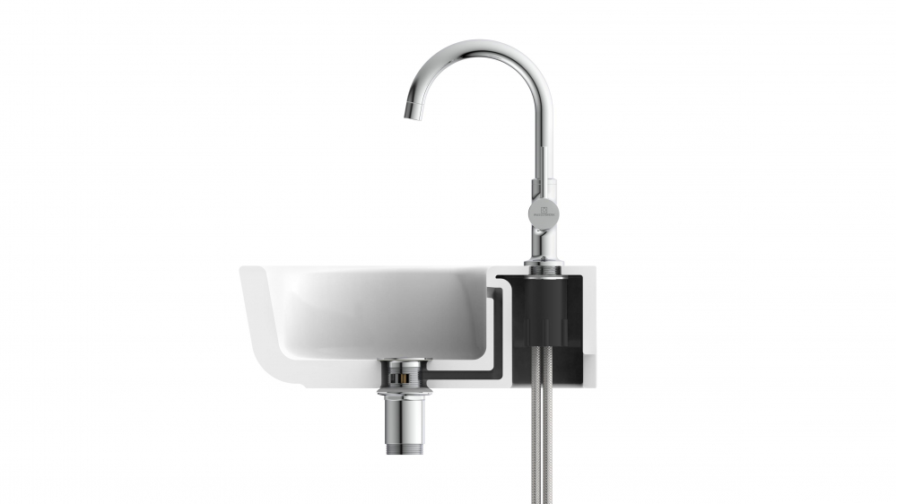 Mitigeur de lavabo WT 14, chrome