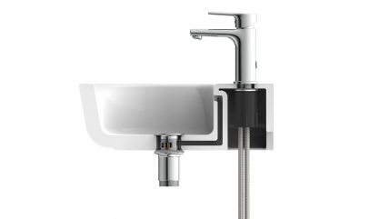 Mitigeur de lavabo WT 13, chrome