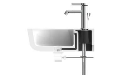 Mitigeur de lavabo WT 11, chrome