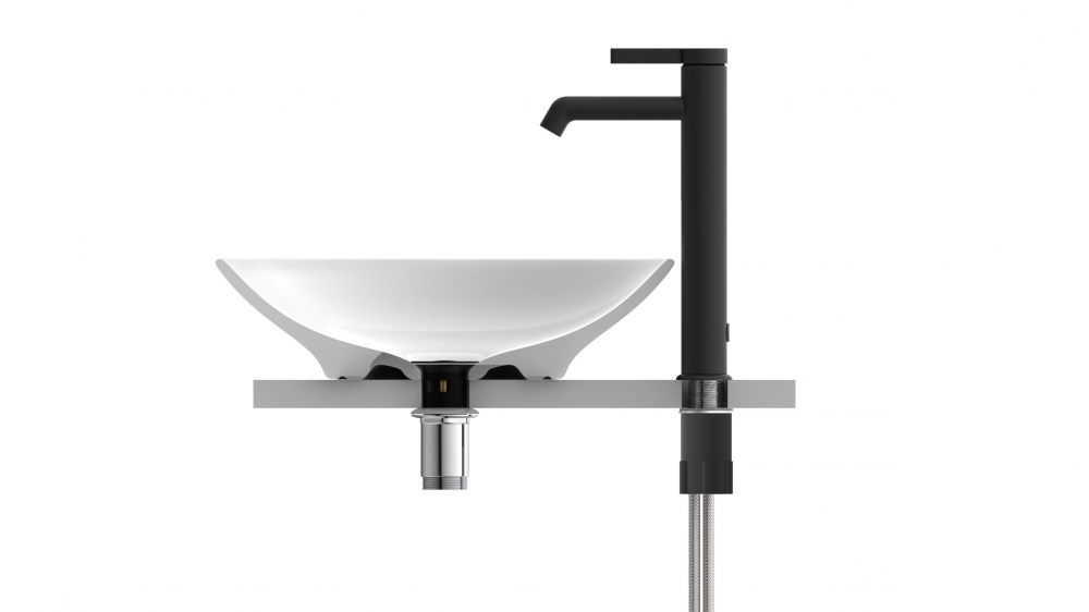 Mitigeur de lavabo WT 11 XL, noir