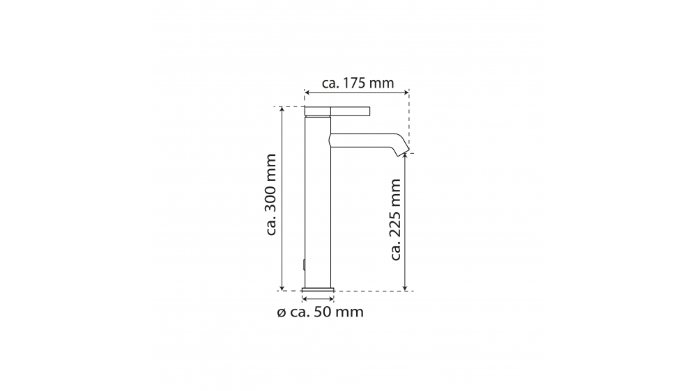 Waschtischarmatur WT 11 XL, Chrom