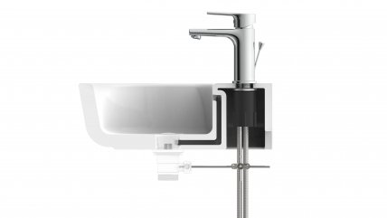 Mitigeur de lavabo WT 13, chrome