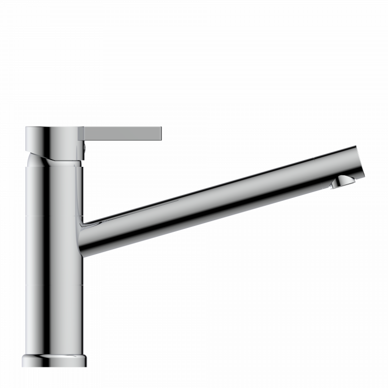 WK 6 in chrome, Kitchen Faucet with futuristic spout design