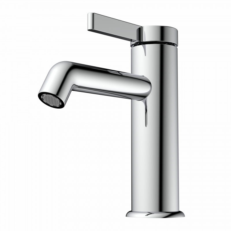 WT 11 in chrome, Washbasin faucet with minimalist design