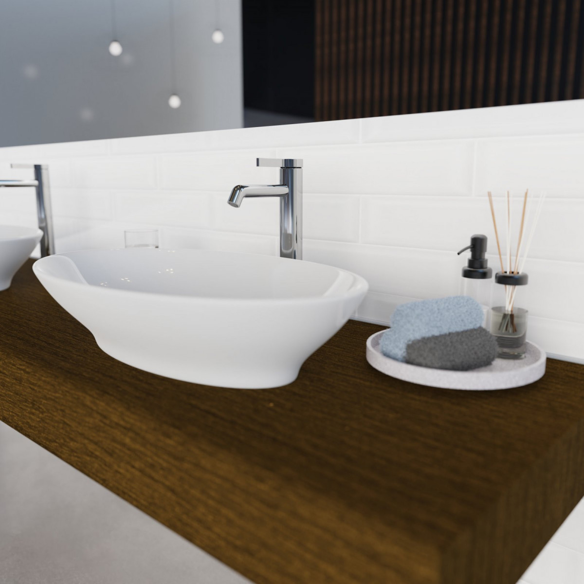 WT 11 XL in chrome, Washbasin faucet for countertop washbasin