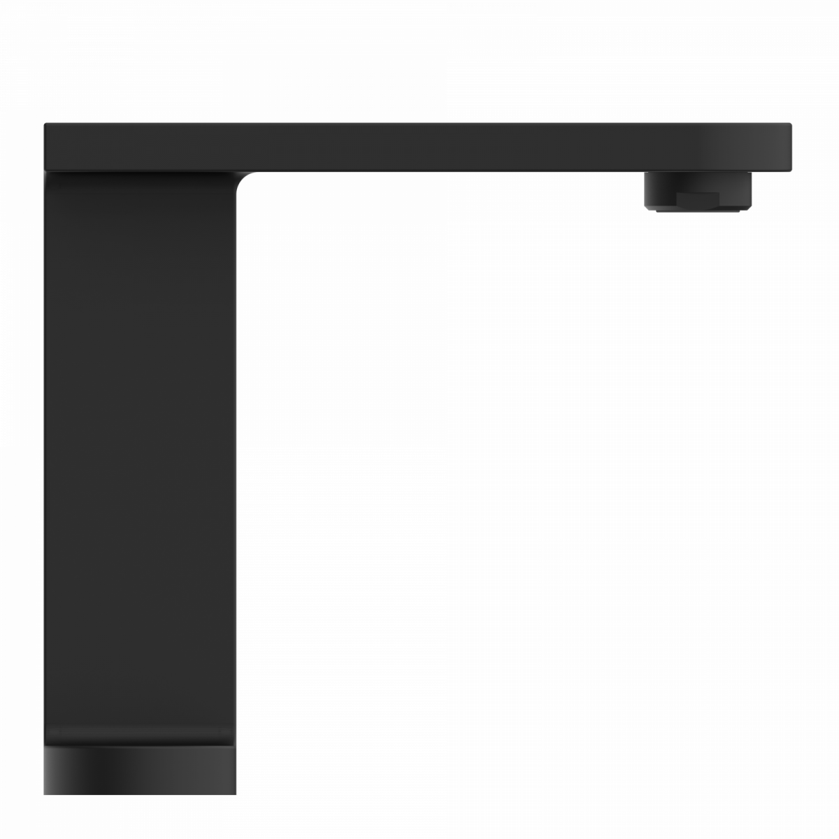WT 15 in black, Washbasin with innovative design