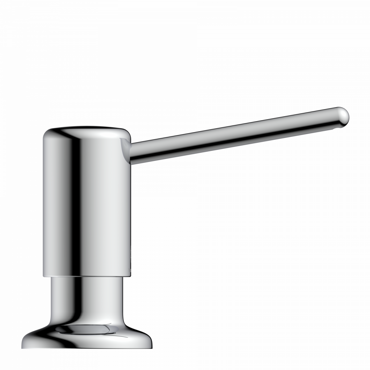 Zeepdispenser, dispenser voor vloeibare zeep in chroom