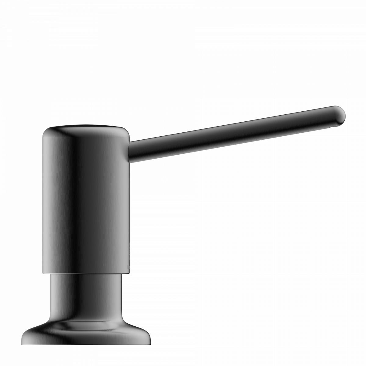 Zeepdispenser, dispenser voor vloeibare zeep in mat grafiet