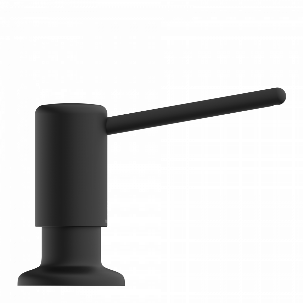 Zeepdispenser, dispenser voor vloeibare zeep in zwart
