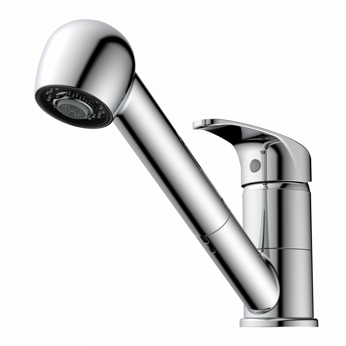 WK 7 en chrome, Mitigeur de cuisine avec douchette extractible WK 7 en chrome, Mitigeur de cuisine avec douchette extractible