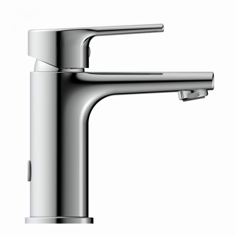 WT 13 en chrome, Mitigeur de lavabo avec bec droit