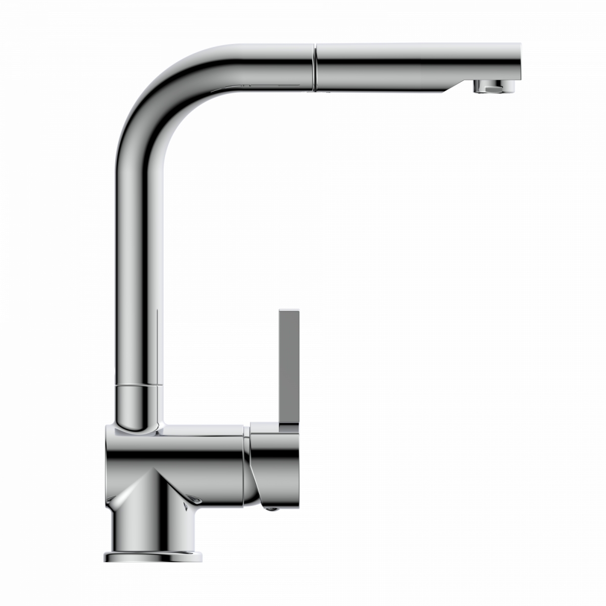 WK 4 Pro in chrome, Kitchen Faucet with pull-out spout