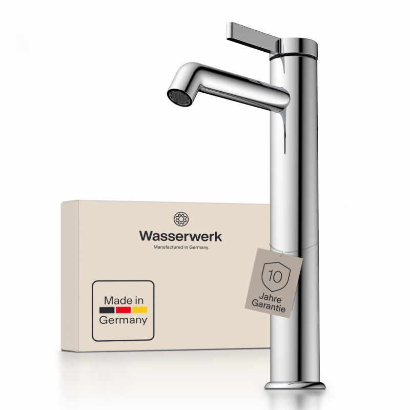 WT 11 XL in chroom, Wastafelkraan voor opzetwastafel