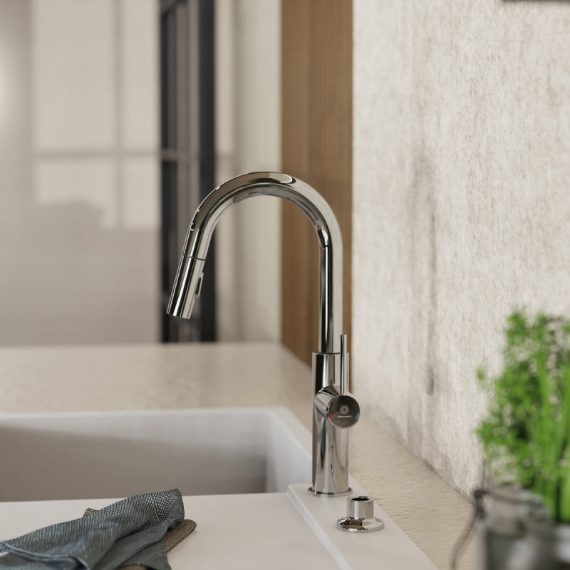 Soap Dispenser, Dispenser for liquid soap in chrome