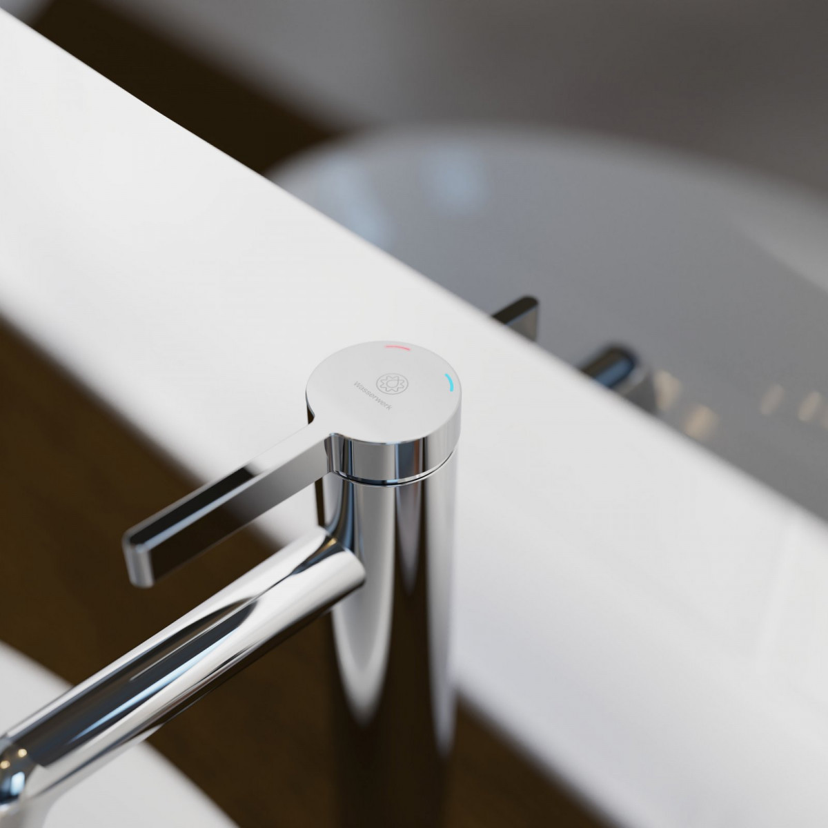 WT 11 XL in chrome, Washbasin faucet for countertop washbasin