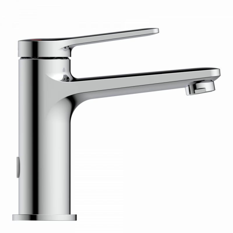 WT 12 in Chrom, Waschtischarmatur mit schlankem Design