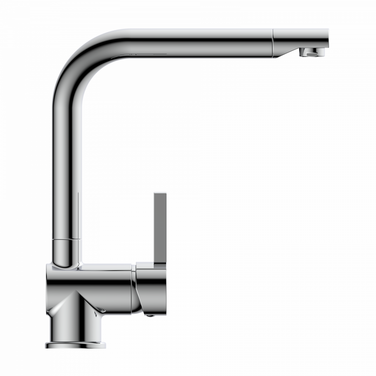 WK 4 in chrome, Kitchen Faucet with timeless straight spout