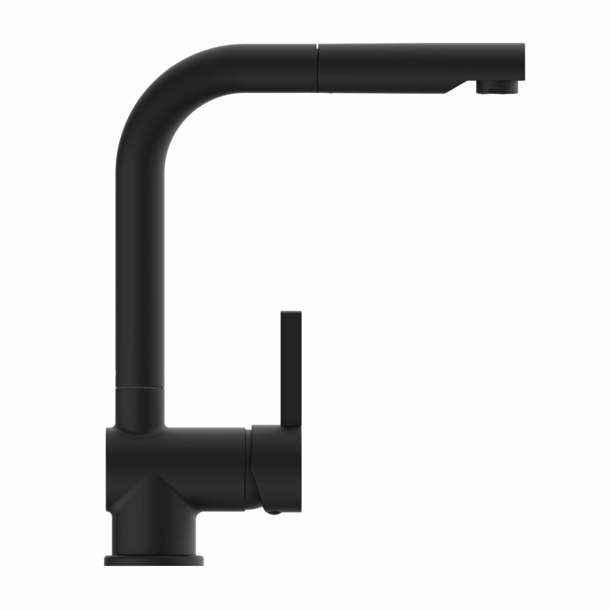 WK 4 Pro in black, Kitchen Faucet with pull-out spout