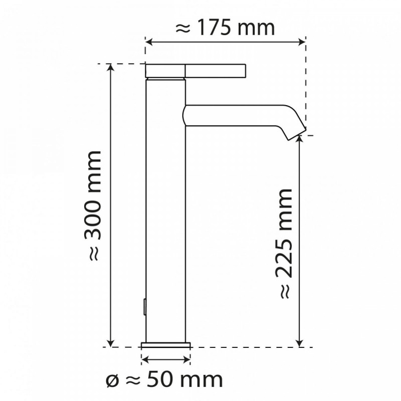 WT 11 XL en chrome, Mitigeur de lavabo pour vasque à poser
