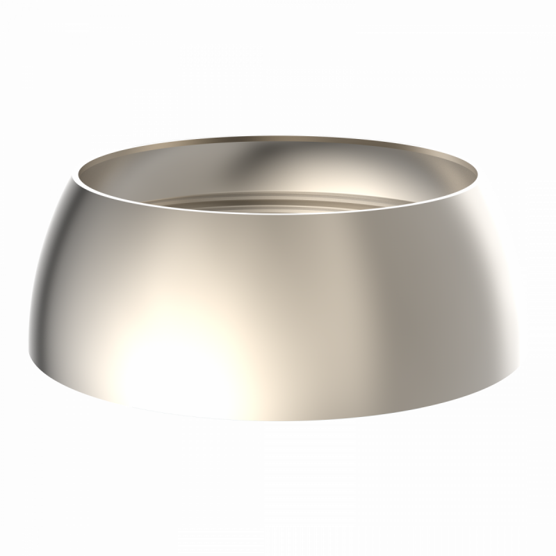 10299021-02 Couverture de cartouche, filetage int&eacute;rieur M37, Aspect acier inox