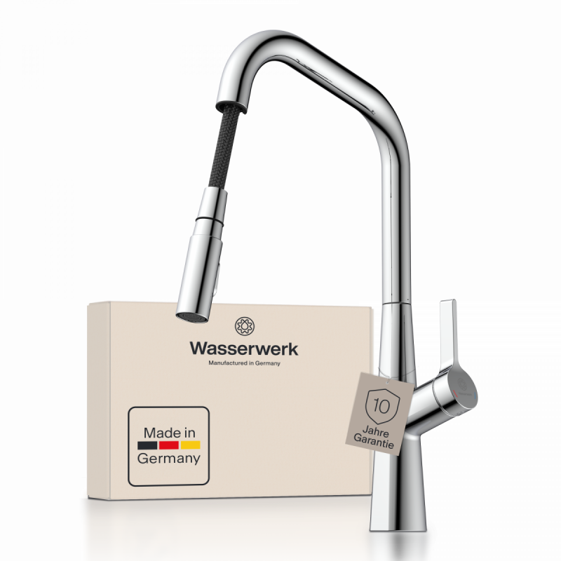 Kitchen faucet WK 9 Edge • chrome • Wasserwerk