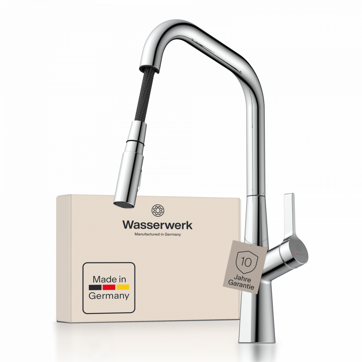 Kitchen faucet WK 9 Edge • chrome • Wasserwerk