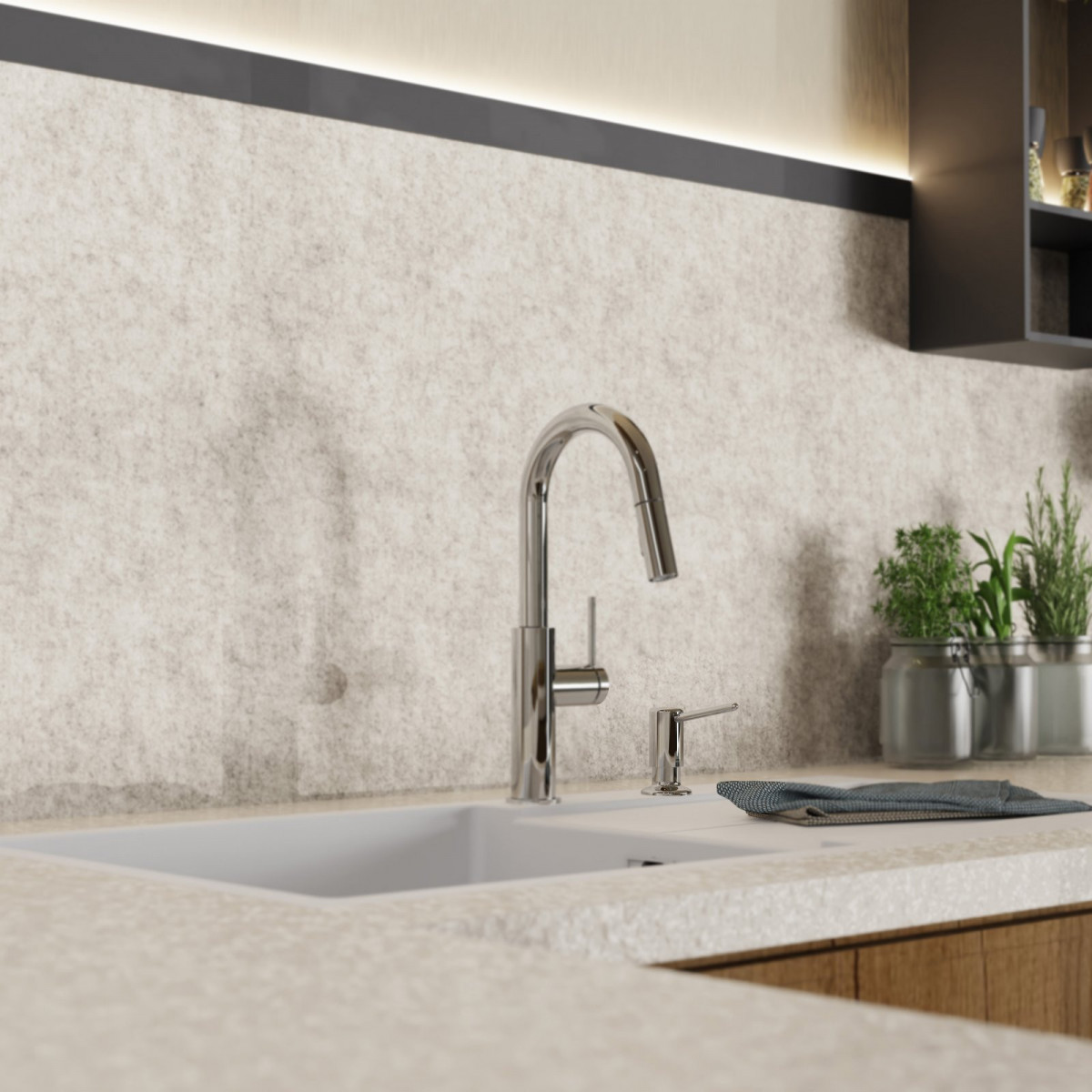Distributeur de savon • Chrome • Wasserwerk