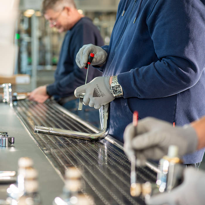 Handarbeit in der Manufaktur