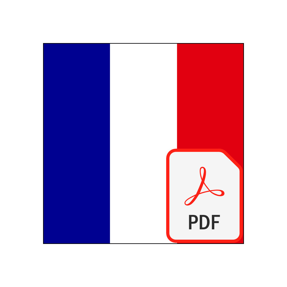 France flag with pdf-icon